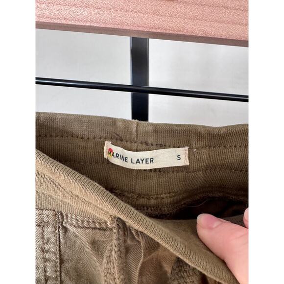 Marine Layer Green Jogger Pants - Picture 3 of 4